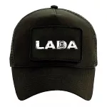 LADA Fekete Cserélhető Tapaszos Baseball Sapka
