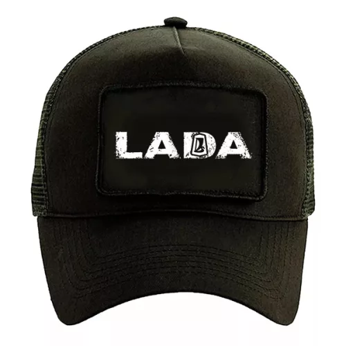 LADA Fekete Cserélhető Tapaszos Baseball Sapka