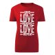 Give Love...Piros női póló