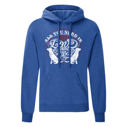 All you need is…Kék kenguruzsebes pulóver