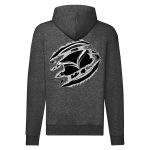 MAZDA CIPZÁRAS SÖTÉTSZÜRKE KAPUCNIS PULÓVER