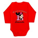 Hosszú ujjú Piros body + tütü szoknya és fejpánt