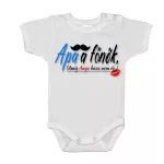 'Apa a főnök, amíg Anya haza nem ér'  Baba Body  fiú kék