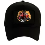 MTZ 50 FEKETE  CSERÉLHETŐ TAPASZOS BASEBALL SAPKA