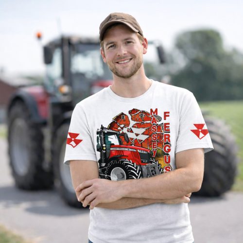 MASSEY FERGUSON FELIRATOS FEHÉR PÓLÓ