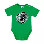 Mini Zöld Rövid UJJÚ BABA BODY + Rövid nadrág és zokni