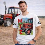 MTZ FELIRATOS FEHÉR PÓLÓ