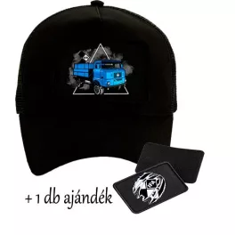 KÉK IFA Fekete CSERÉLHETŐ TAPASZOS BASEBALL SAPKA