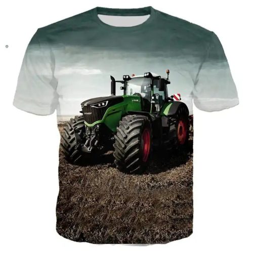 fendt traktoros borult égboltos 3D póló XXL