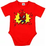 Pókember Baby Body piros