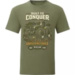 Built to Conquer Life zöld póló