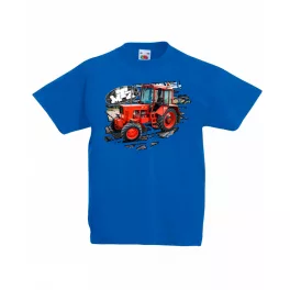 outlet MTZ 82 MUNKÁBAN KÉK GYEREK PÓLÓ 98-as