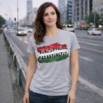 Béke, Egység, Hazaszeretet női póló (szürke)