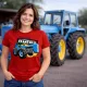 Nagy Dutra piros traktoros női póló