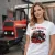 Zetor 10245 fehér női traktoros póló