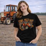 MTZ T25 fekete női traktoros póló