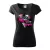Pink Offroad Queen fekete női  póló 