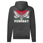 Turul Hungary cipzáras pulóver (sötétszürke)