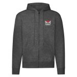 Turul Hungary cipzáras pulóver (sötétszürke)