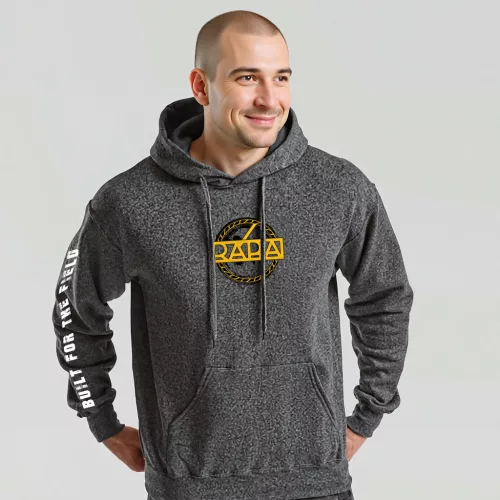 Rába Style kenguruzsebes pulóver sötétszürke színben 