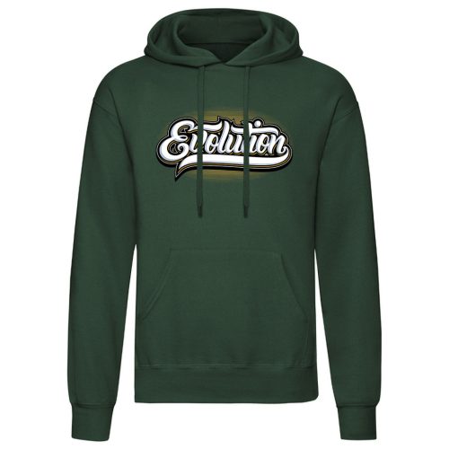 Evolution Zöld kenguruzsebes pulóver