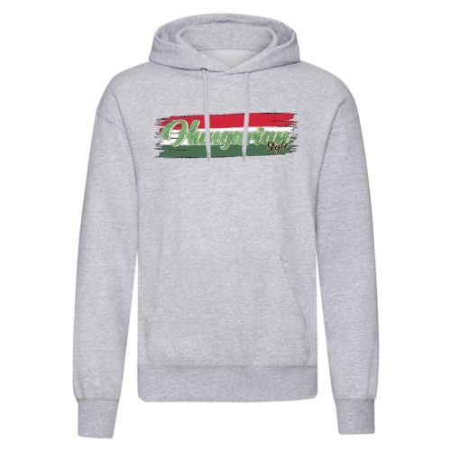 Hungarian style kenguruzsebes pulóver (világosszürke)