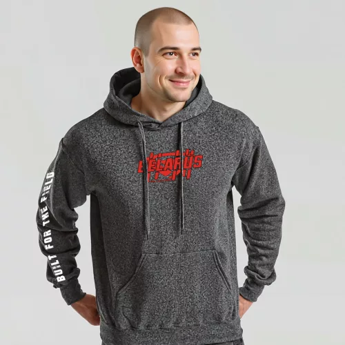 Belarus Style kenguruzsebes pulóver sötétszürke színben