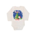 BOLDOG KARÁCSONYT BABA BODY KISFIÚ  Hosszú ujjú