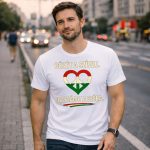 Békét a szívbe póló (fehér)