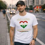 Békét a szívbe póló (fehér)