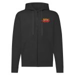 SKODA 120 CIPZÁRAS FEKETE KAPUCNIS PULÓVER 