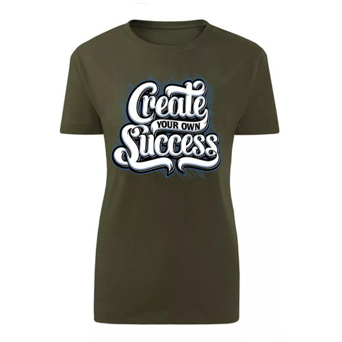 Create your own…Zöld női póló