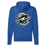 OPEL CIPZÁRAS KÉK KAPUCNIS PULÓVER