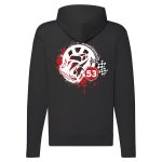 RALLYS VOLKSWAGEN BOGÁR (KÄFER) FEKETE CIPZÁRAS KAPUCNIS PULÓVER piros mintával