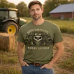 Born From The Soil zöld póló