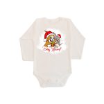 BOLDOG KARÁCSONYT BABA BODY CICA ÉS EGÉR Hosszú ujjú