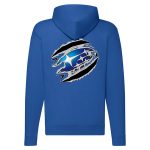 SUBARU CIPZÁRAS KÉK KAPUCNIS PULÓVER