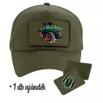 Fendt Katonazöld CSERÉLHETŐ TAPASZOS BASEBALL SAPKA