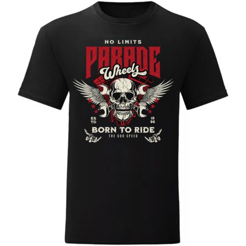 PARADE MOTOROS FEKETE PÓLÓ