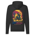 DIRTBIKE MOTOROS CIPZÁRAS PULÓVER FEKETE