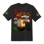 RÁBA STEIGER FELIRATOS FEKETE PÓLÓ