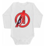 Amerika Kapitány Baba body, kombidressz fekete