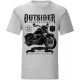 OUTSIDER MOTOROS SZÜRKE PÓLÓ