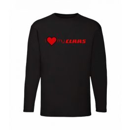 I LOVE MY CLAAS ! FEKETE HOSSZÚ UJJÚ PÓLÓ