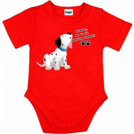 Ma is jó gyerek vagyok! Baba body piros