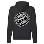 TOYOTA CIPZÁRAS FEKETE KAPUCNIS PULÓVER