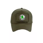 Skoda Katonazöld Cserélhető Tapaszos Baseball Sapka