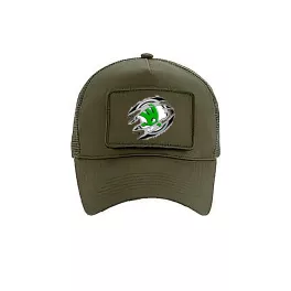 Skoda Katonazöld Cserélhető Tapaszos Baseball Sapka