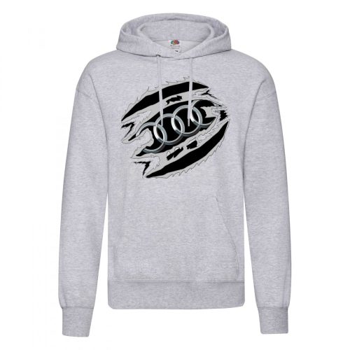 outlet AUDI KAPUCNIS PULÓVER VILÁGOSSZÜRKE S-es