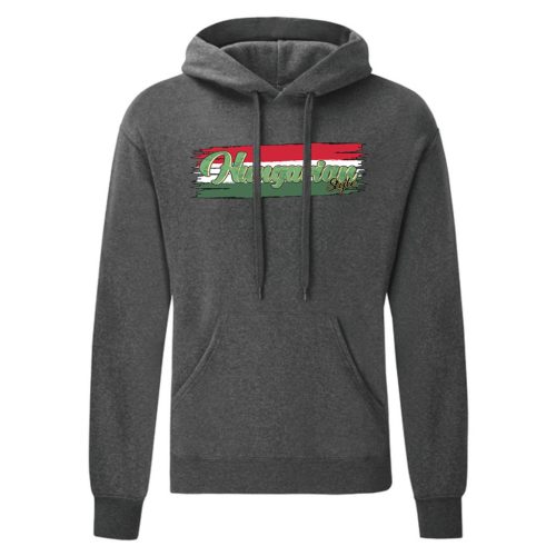 Hungarian style kenguruzsebes pulóver (szürke)